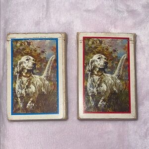 Pinochle Dog Playing Cards Set